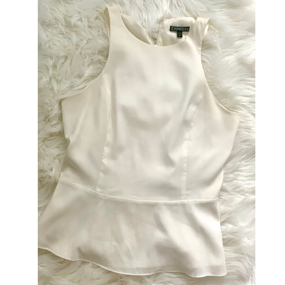 Express peplum tank